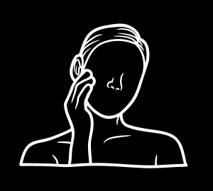 illustration femme peau